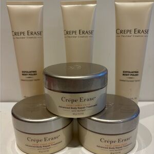 Crepe Erase Exfoliating Body Polish and Advanced Body Repair Treatment Set